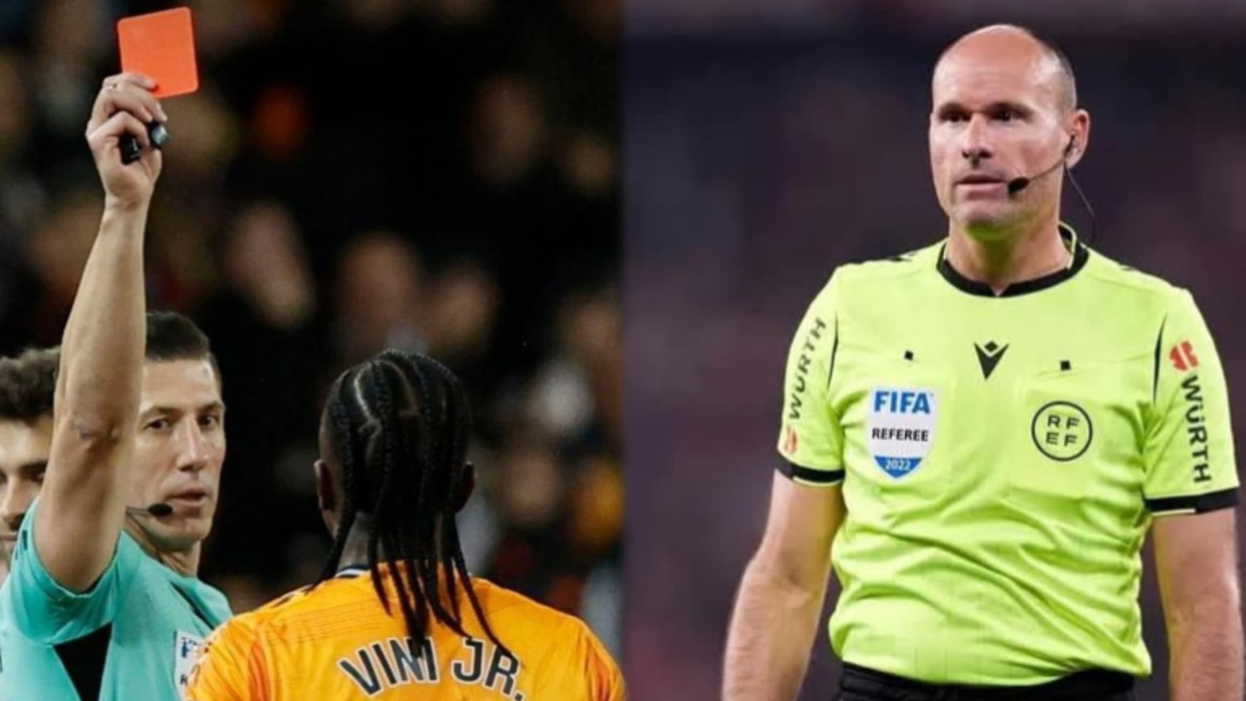 L’expulsion de Vinícius Jr injuste ? L’ancien arbitre de LaLiga Mateu Lahoz a tranché